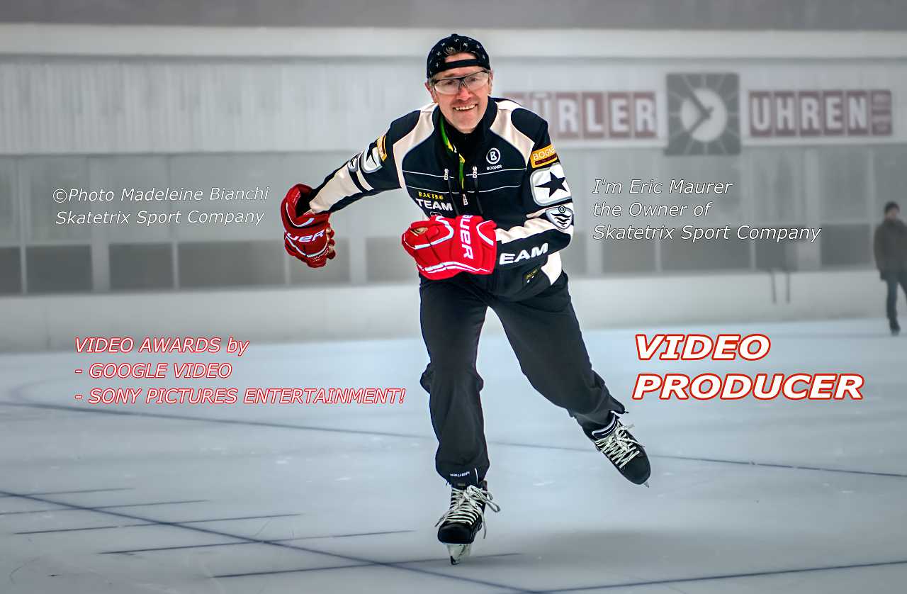 I'm ERIC MAURER! The Founder and Owner of Skatetrix Sport Company. And an awarded Video Producer!
