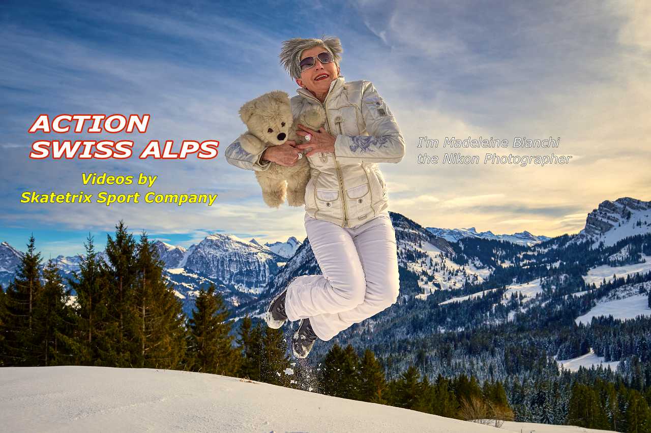 Madeleine Bianchi Teddy Bear Winter Swiss Alps Hdr N D45197 14 01 29