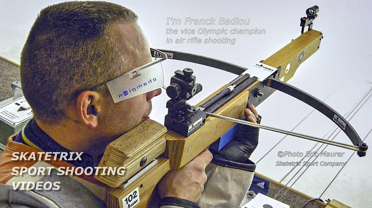 Franck Badiou Vice Olympic Champion Airgun Crossbow Shooting 16X9 039 08 05 01